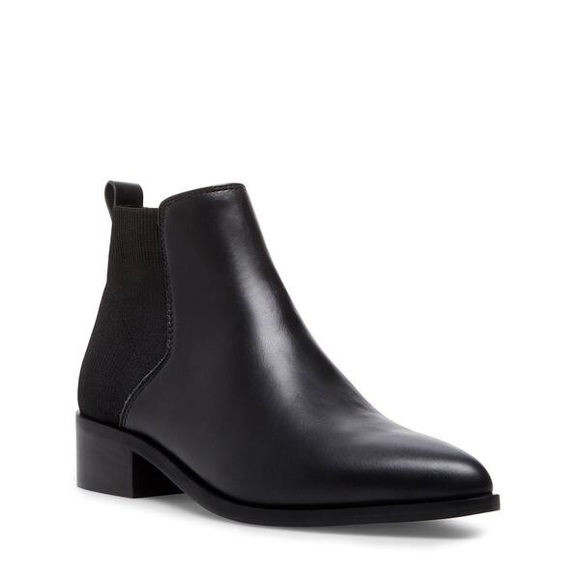 Steve Madden jingle black leather size 10 - Picture 3 of 15